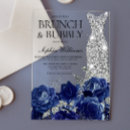 Search for blue and silver bridal shower invitations Dress
