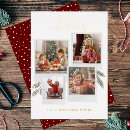 Search for gold script christmas cards Family photos