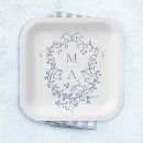 Search for chinoiserie plates Dusty blue