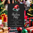Search for black and white christmas invitations Modern minimalist