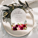 Search for wine baby shower invitations Burgundy