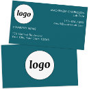 Search for teal business cards Logo