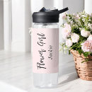 Search for flower girl water bottles Bridal shower