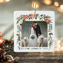 Search for white rose christmas tree decorations Mr and mrs