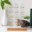 Search for year at a glance calendar posters Modern
