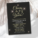 Search for twenty five invitations Black