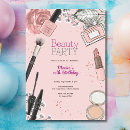 Search for spa day birthday invitations Glam
