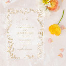 Search for gold acrylic wedding invitations Formal