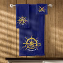 Search for navy bath towels Welcome aboard