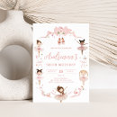 Search for ballerina party invitations Pink bow