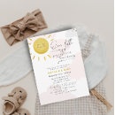 Search for sunshine baby girl shower invitations You are my sunshine