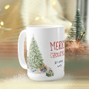 Search for nostalgic christmas mugs Watercolor