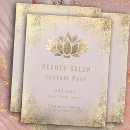 Search for gold foil flyers Beauty salon