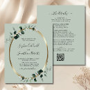 Search for budget wedding invitations Qr code