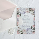 Search for purple hydrangea wedding invitations Elegant