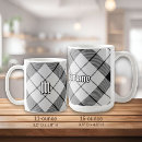 Search for black and white tartan mugs Traditional