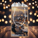 Search for winter scene gift bags Village