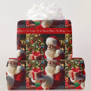 Search for boys christmas wrapping paper Santa