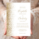 Search for faux gold invitations Glam