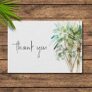 Search for palm tree thank you cards Botanical
