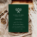 Search for country club invitations Tennis
