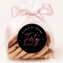 Search for pink black birthday stickers Elegant