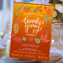 Search for typography thanksgiving invitations Leaves