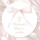 Search for baby girl baptism stickers Watercolor