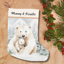 Search for polar bear christmas stockings Xmas