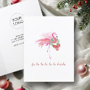 Search for pink watercolor flamingo cards Tropical