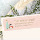Search for pink penguin return address labels Winter