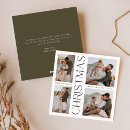 Search for square christmas cards Typography