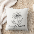 Search for line drawing cushions Botanical