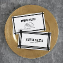 Search for black border business cards Consultant