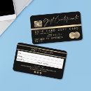 Search for credit style business cards Gold