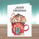 Search for fairytale christmas cards Watercolor