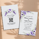 Search for purple and grey wedding invitations Botanical