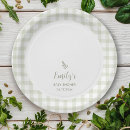 Search for green gingham plates Simple