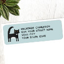 Search for tuxedo cat return address labels Cute