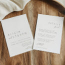 Search for event wedding invitations Minimalist