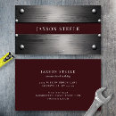 Search for riveted business cards Metal