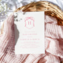 Search for monogram baby shower invitations Bow