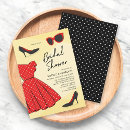 Search for fashion bridal shower invitations Feminine