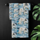Search for polar bear bath towels Arctic