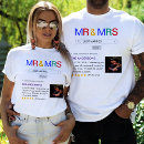 Search for funny honeymoon tshirts Mr and mrs