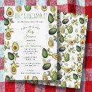 Search for avocado baby shower invitations Green