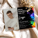 Search for paintball birthday invitations Boys