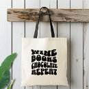Search for funny book club bags Typography