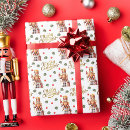 Search for gold nutcracker wrapping paper Festive