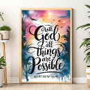 Search for with god all things are possible posters Christian